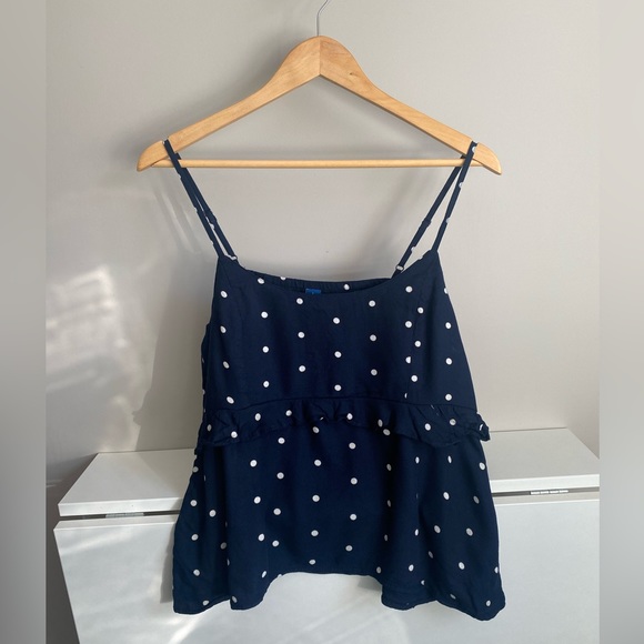 NWOT old navy navy polka dot tank - Picture 1 of 4